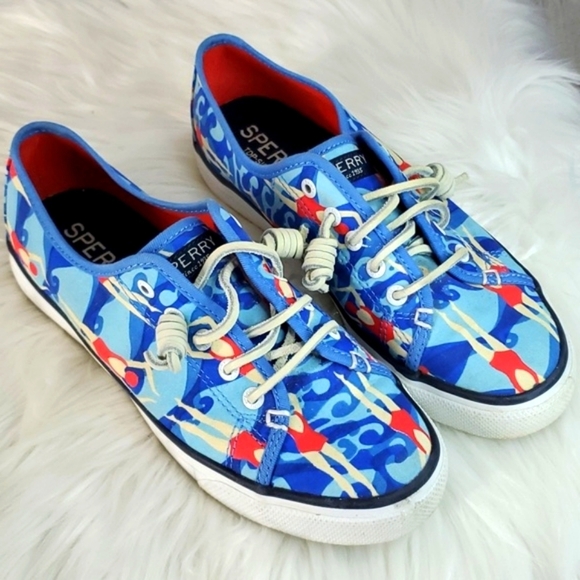 Sperry Women's Top-Sider Seacoast Swimmer Shoe Limited Edition Summer Blue 6.5 - Picture 8 of 17